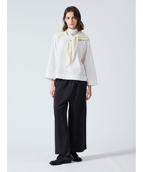 mizuiroind（ミズイロインド）の「mizuiro ind ワイドイージーパンツ（その他パンツ・レディース・ネイビー/グレー/ブラック/チャコールグレー・2）」の9枚目の写真