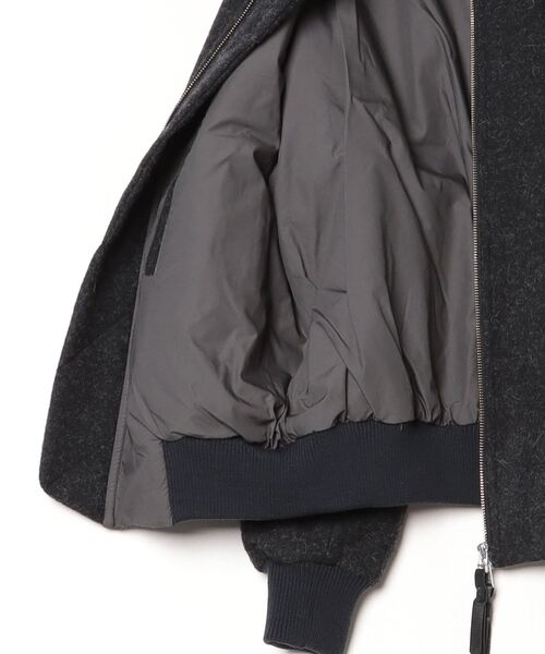 POLYPLOID（ポリプロイド）の「POLYPLOID / ポリプロイド : FLIGHT JACKET B : B-1-003-001[COR]（ミリタリージャケット・メンズ・グレー系その他・3）」の3枚目の写真
