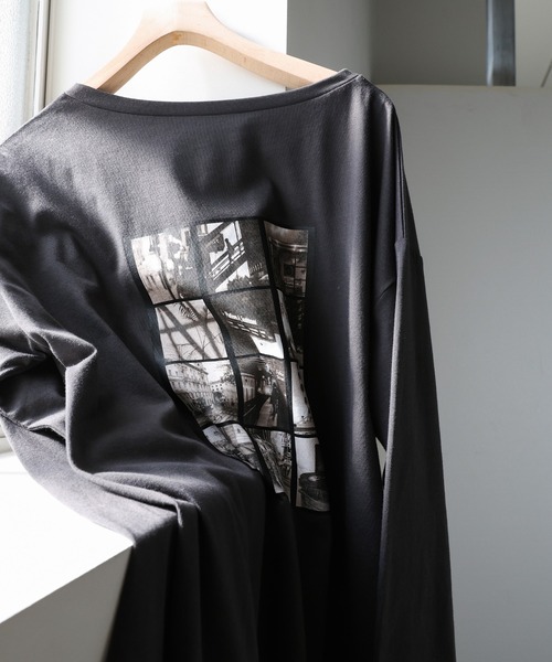 select MOCA by son(セレクトモカバイソン)の「アソートバックプリントロングTシャツ(Tシャツ/カットソー・レディース・ホワイト系その他3/グレー系その他3/グレー系その他2/ブラック系その他3/ホワイト系その他2/ブラック系その他2/グレー系その他/ブラック系その他/ホワイト系その他/ホワイト系その他4・FREE)」の15枚目の写真