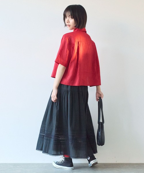 △60sフレンチリネン boy shirt（シャツ/ブラウス）｜bulle de savon