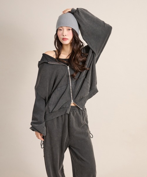 スノーパウダー加工パーカー（パーカー）｜apres jour mignon（アプレ