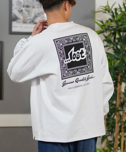 【ムラサキスポーツ限定】 lost/ロスト ロンTee/長袖Tシャツ バックプリント オーバーサイズ ユニセックス L25S2201(Tシャツ/カットソー)|lost(ロスト) 【ムラサキスポーツ限定】 lost/ロスト ロンTee/長袖Tシャツ バックプリント オーバーサイズ ユニセックス L25S2201(Tシャツ/カットソー)|lost(ロスト)