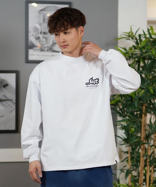 【ムラサキスポーツ限定】 lost/ロスト ロンTee/長袖Tシャツ バックプリント オーバーサイズ ユニセックス L25S2201(Tシャツ/カットソー)|lost(ロスト) 【ムラサキスポーツ限定】 lost/ロスト ロンTee/長袖Tシャツ バックプリント オーバーサイズ ユニセックス L25S2201(Tシャツ/カットソー)|lost(ロスト)