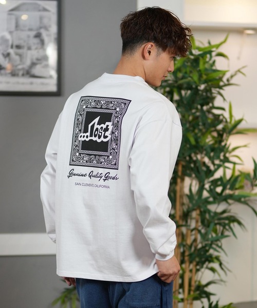 【ムラサキスポーツ限定】 lost/ロスト ロンTee/長袖Tシャツ バックプリント オーバーサイズ ユニセックス L25S2201(Tシャツ/カットソー)|lost(ロスト) 【ムラサキスポーツ限定】 lost/ロスト ロンTee/長袖Tシャツ バックプリント オーバーサイズ ユニセックス L25S2201(Tシャツ/カットソー)|lost(ロスト)
