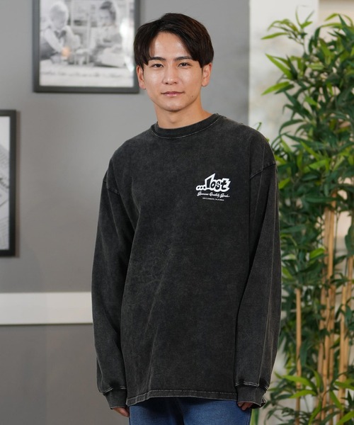 【ムラサキスポーツ限定】 lost/ロスト ロンTee/長袖Tシャツ バックプリント オーバーサイズ ユニセックス L25S2201(Tシャツ/カットソー)|lost(ロスト) 【ムラサキスポーツ限定】 lost/ロスト ロンTee/長袖Tシャツ バックプリント オーバーサイズ ユニセックス L25S2201(Tシャツ/カットソー)|lost(ロスト)