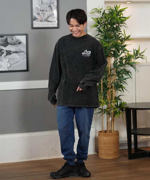 【ムラサキスポーツ限定】 lost/ロスト ロンTee/長袖Tシャツ バックプリント オーバーサイズ ユニセックス L25S2201(Tシャツ/カットソー)|lost(ロスト) 【ムラサキスポーツ限定】 lost/ロスト ロンTee/長袖Tシャツ バックプリント オーバーサイズ ユニセックス L25S2201(Tシャツ/カットソー)|lost(ロスト)
