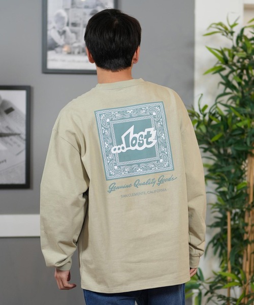 【ムラサキスポーツ限定】 lost/ロスト ロンTee/長袖Tシャツ バックプリント オーバーサイズ ユニセックス L25S2201(Tシャツ/カットソー)|lost(ロスト) 【ムラサキスポーツ限定】 lost/ロスト ロンTee/長袖Tシャツ バックプリント オーバーサイズ ユニセックス L25S2201(Tシャツ/カットソー)|lost(ロスト)