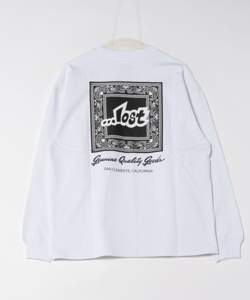 【ムラサキスポーツ限定】 lost/ロスト ロンTee/長袖Tシャツ バックプリント オーバーサイズ ユニセックス L25S2201(Tシャツ/カットソー)|lost(ロスト) 【ムラサキスポーツ限定】 lost/ロスト ロンTee/長袖Tシャツ バックプリント オーバーサイズ ユニセックス L25S2201(Tシャツ/カットソー)|lost(ロスト)