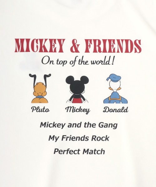 セール】Disney/ディズニー ミッキー オーバーサイズ ワンポイント刺繍