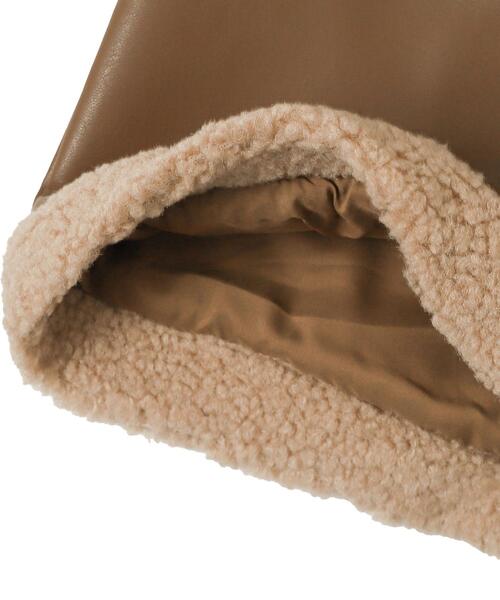 dispark（ディスパーク）の「DISPARK/PUボアショートパンツ（その他パンツ・レディース・ブラック/ブラウン・MEDIUM/SMALL）」の19枚目の写真