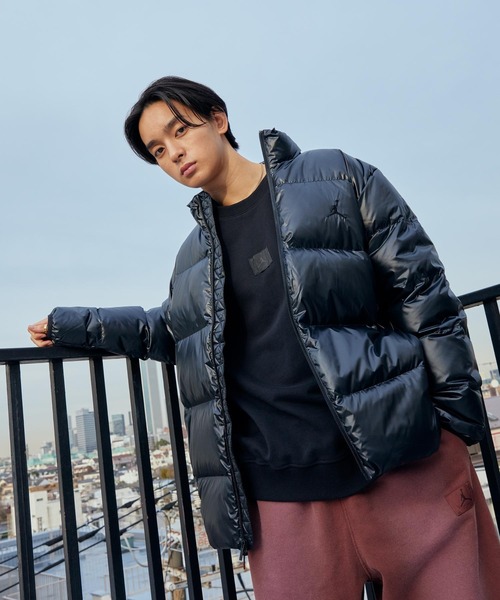 JORDAN BRAND(ジョーダンブランド)の「ジョーダン フライト メンズ ダウン パファー ジャケット / Jordan Flight Men's Down Puffer Jacket FV7271-010 Black(ブルゾン・メンズ・ブラック・L/M/S/XL)」の2枚目の写真