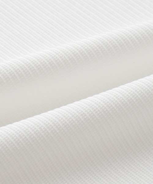 7days Life Styling(セブンデイズライフスタイリング)の「カットソー素材パール調ボタン配色ノーカラージャケット<大きいサイズ有>(ノーカラージャケット・レディース・オフホワイト/ブラック・3L/LL/L/M/S)」の18枚目の写真