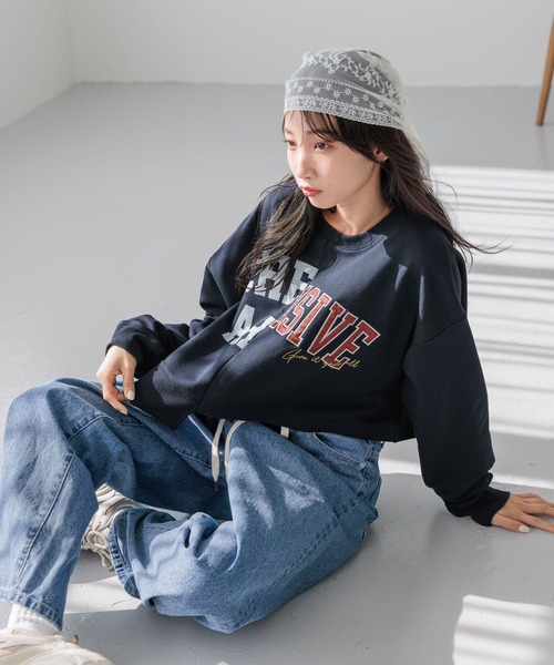 moshiさん専用 セール】ロゴリメイクウラケプルオーバー 288188（Tシャツ/カットソー