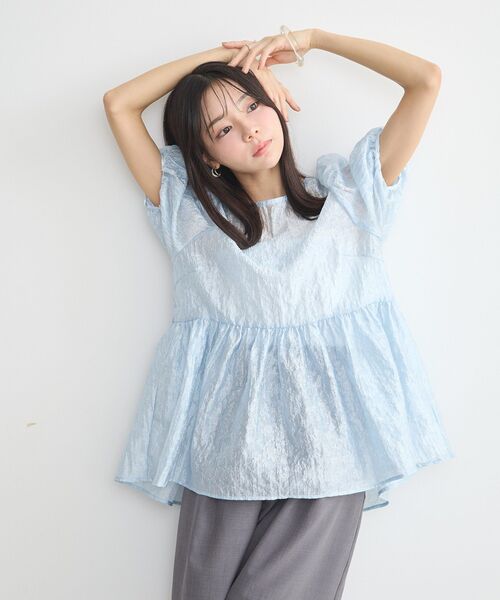 萌　モユル　シャツチュニック MOYURU モユル 萌 チュニックTシャツ - メルカリ