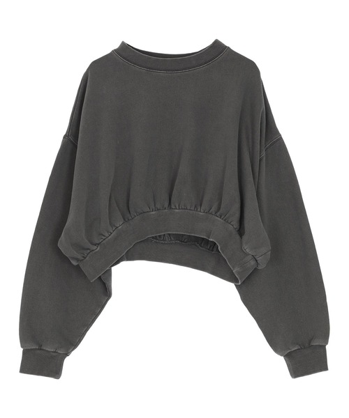 titivate（ティティベイト）の「ピグメント裏毛カットソースウェット（スウェット・レディース・チャコール/アイボリー・M/L/XL）」の19枚目の写真