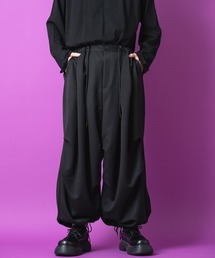 a.p.o.v.（エーピーオービー）の「a.p.o.v. ウエストドローコード＆ドレープニータックオーバーサイズスラックス（スラックス）」
