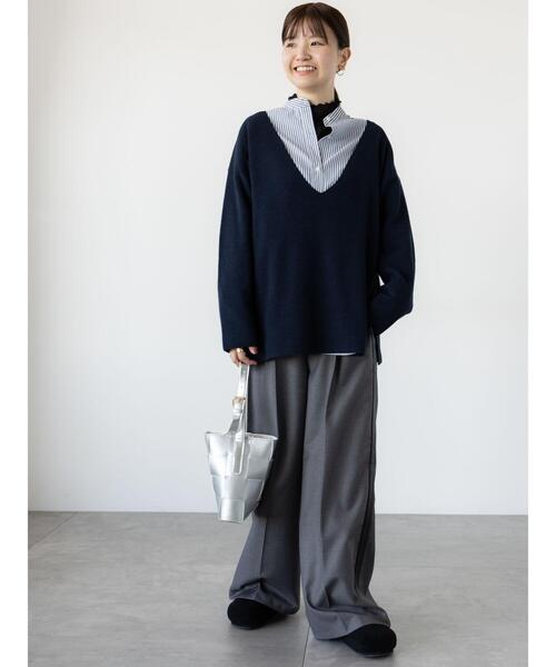 Lugnoncure(ルノンキュール)の「サイドラインパンツ(その他パンツ・レディース・ネイビー/ベージュ/グレー・F)」の20枚目の写真