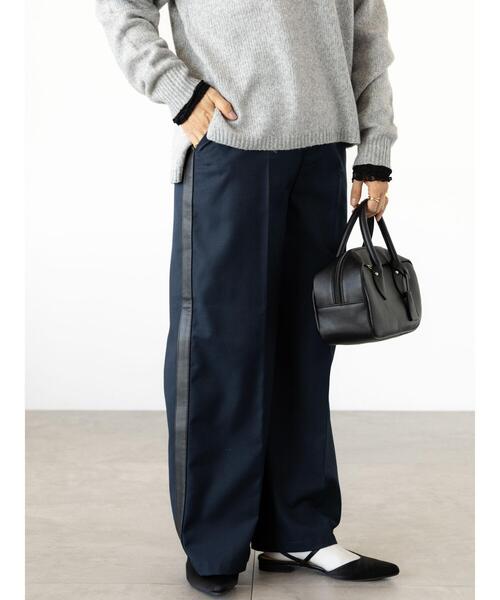 Lugnoncure(ルノンキュール)の「サイドラインパンツ(その他パンツ・レディース・ネイビー/ベージュ/グレー・F)」の15枚目の写真