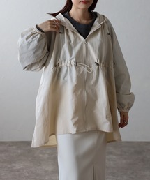 Fizz | ゆったりドロストフード付きブルゾン(ナイロンジャケット)
