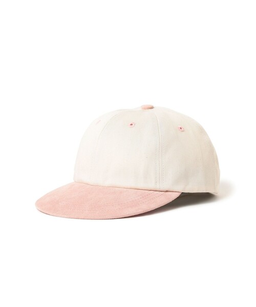 BEAMS BOY(ビームスボーイ)の「WINNER CAPS / スエード & ツイル キャップ(キャップ・レディース・ピンク/パープル・ONE SIZE)」の5枚目の写真