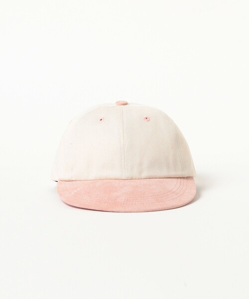 BEAMS BOY(ビームスボーイ)の「WINNER CAPS / スエード & ツイル キャップ(キャップ・レディース・ピンク/パープル・ONE SIZE)」の6枚目の写真