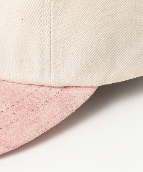BEAMS BOY(ビームスボーイ)の「WINNER CAPS / スエード & ツイル キャップ(キャップ・レディース・ピンク/パープル・ONE SIZE)」の8枚目の写真