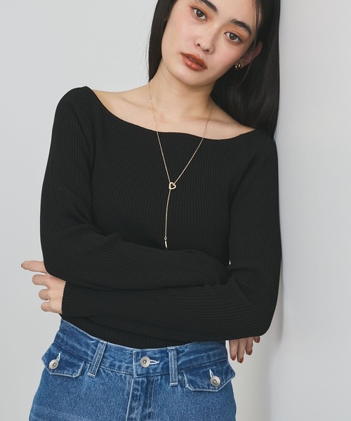 VIS（ビス）の「ハートポイントチェーンYネックレス（ネックレス・レディース・ゴールド/シルバー・FREE）」の5枚目の写真