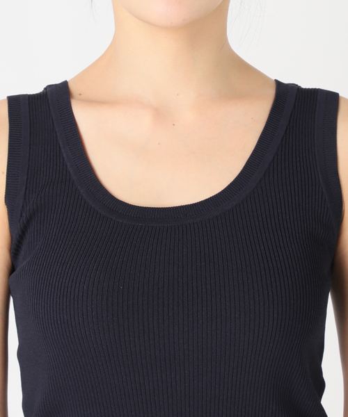 JOURNAL STANDARD（ジャーナルスタンダード）の「Uネックニットタンク（タンクトップ・レディース・チャコールグレー/アイボリー/ネイビー・FREE）」の16枚目の写真