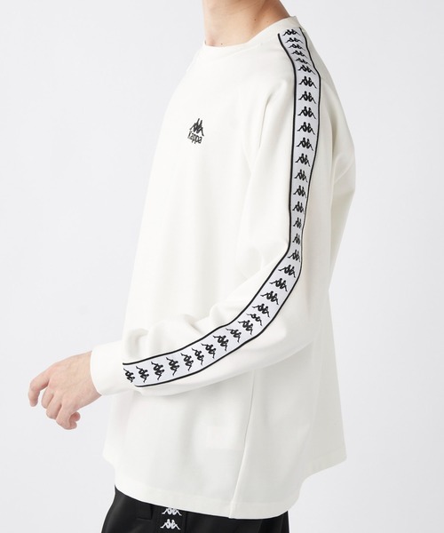 Kappa(カッパ)の「バンダ ラグランロングスリーブTシャツ (ユニセックス)(Tシャツ/カットソー・メンズ・ネイビー/ホワイト・MEDIUM/LARGE/X-LARGE)」の3枚目の写真