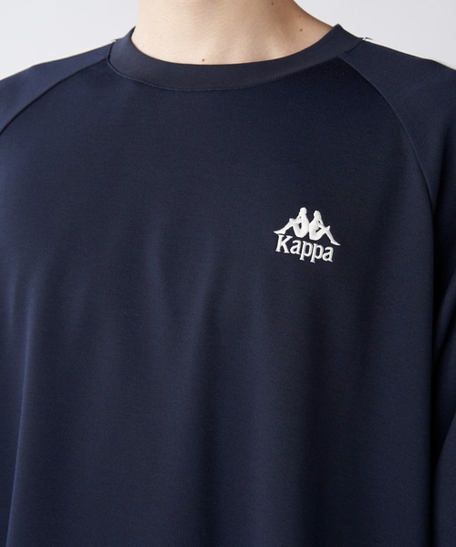 Kappa(カッパ)の「バンダ ラグランロングスリーブTシャツ (ユニセックス)(Tシャツ/カットソー・メンズ・ネイビー/ホワイト・MEDIUM/LARGE/X-LARGE)」の8枚目の写真