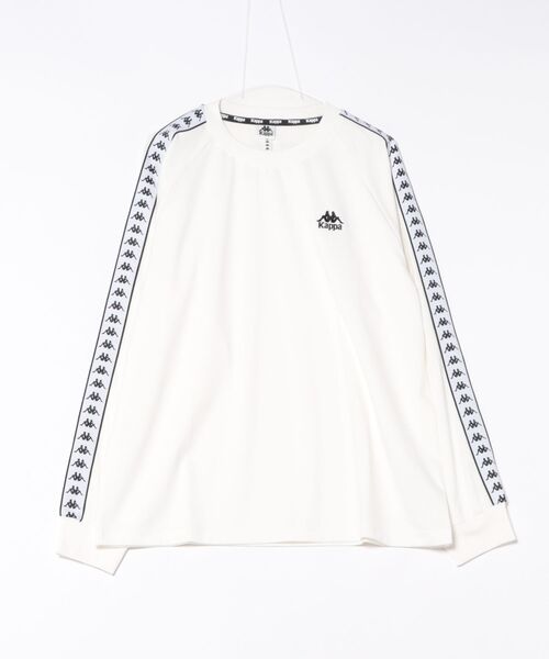 Kappa(カッパ)の「バンダ ラグランロングスリーブTシャツ (ユニセックス)(Tシャツ/カットソー・メンズ・ネイビー/ホワイト・MEDIUM/LARGE/X-LARGE)」の9枚目の写真