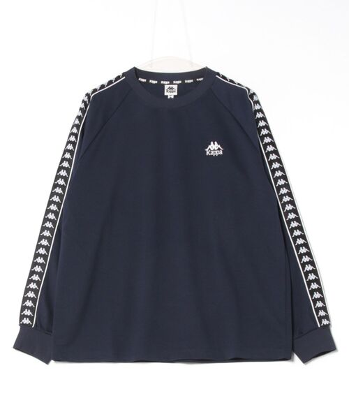 Kappa(カッパ)の「バンダ ラグランロングスリーブTシャツ (ユニセックス)(Tシャツ/カットソー・メンズ・ネイビー/ホワイト・MEDIUM/LARGE/X-LARGE)」の10枚目の写真