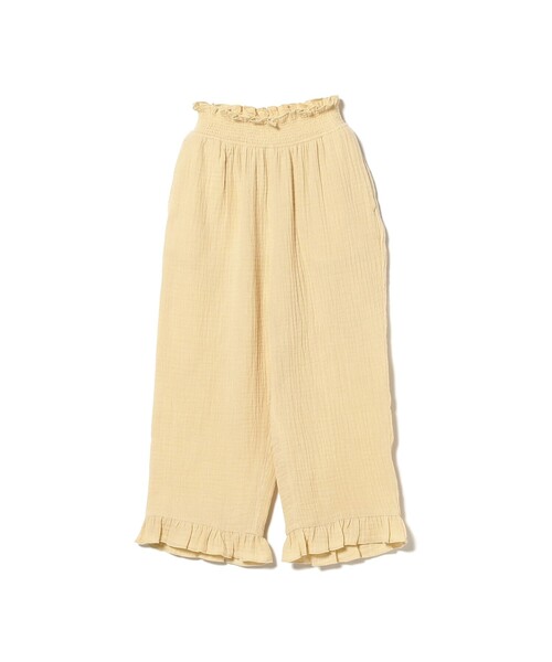 B:MING by BEAMS（ビーミングバイビームス）の「ダブルガーゼ パンツ 2025SS（100～140cm）（その他パンツ・キッズ・チャコールグレー/イエロー系その他4・130/140/100/110/120）」の10枚目の写真