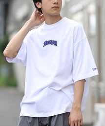 NEW ERA/ニューエラ オーバーサイズド コットン Tシャツ Slowup 半袖 Tシャツ 14410052/14410053