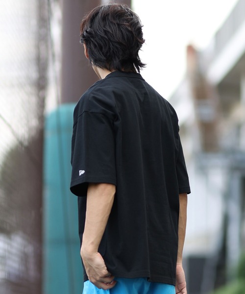 NEW ERA(ニューエラ)の「NEW ERA/ニューエラ オーバーサイズド コットン Tシャツ Slowup 半袖 Tシャツ 14410052/14410053(Tシャツ/カットソー・メンズ・ブラック/ホワイト・M/L/XL/XXL)」の12枚目の写真