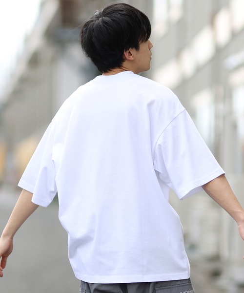 NEW ERA(ニューエラ)の「NEW ERA/ニューエラ オーバーサイズド コットン Tシャツ Slowup 半袖 Tシャツ 14410052/14410053(Tシャツ/カットソー・メンズ・ブラック/ホワイト・M/L/XL/XXL)」の6枚目の写真