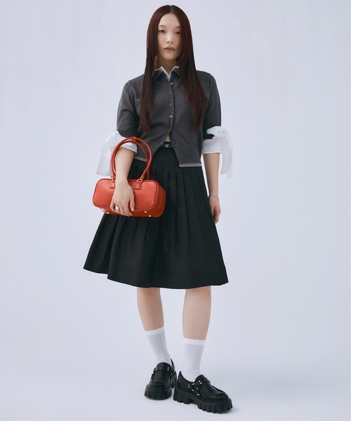 EIMY ISTOIRE(エイミーイストワール)の「シャツドッキングレイヤードニット(ニット/セーター・レディース・ネイビー/グレー/ピンク・F)」の10枚目の写真