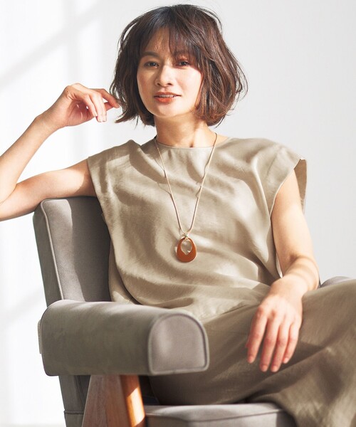 ブラウス シャツ エアリーツイルノースリーブ ブラウス レディース 自由区 ブラウス シャツ エアリーツイルノースリーブ レディース