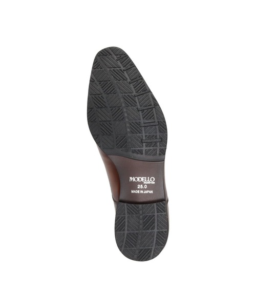 MODELLO(モデロ)の「【GORE-TEX】モデロ MODELLO ゴアテックス搭載 内羽根ストレートチップ・ビジネスシューズ DM2801G(ドレスシューズ・メンズ・ダークブラウン/ブラック・24.5cm/25cm/25.5cm/26cm/26.5cm/27cm)」の22枚目の写真