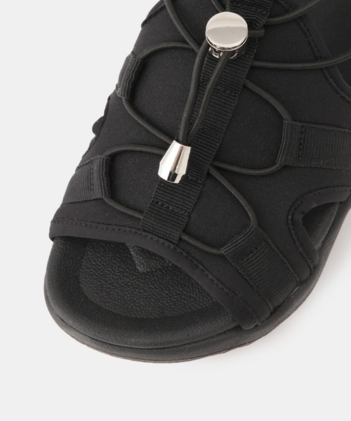 ROPE' PICNIC（ロペピクニック）の「【KIDS/キッズ】アジャスタースピンドルスニーカーサンダル/リンクコーデ（サンダル・キッズ・キナリ/ブラック・22/21/20/19）」の9枚目の写真