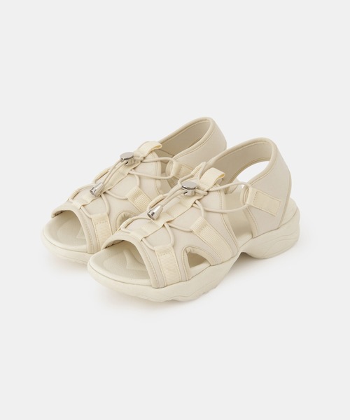 ROPE' PICNIC（ロペピクニック）の「【KIDS/キッズ】アジャスタースピンドルスニーカーサンダル/リンクコーデ（サンダル・キッズ・キナリ/ブラック・22/21/20/19）」の12枚目の写真