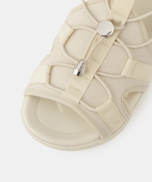 ROPE' PICNIC（ロペピクニック）の「【KIDS/キッズ】アジャスタースピンドルスニーカーサンダル/リンクコーデ（サンダル・キッズ・キナリ/ブラック・22/21/20/19）」の16枚目の写真