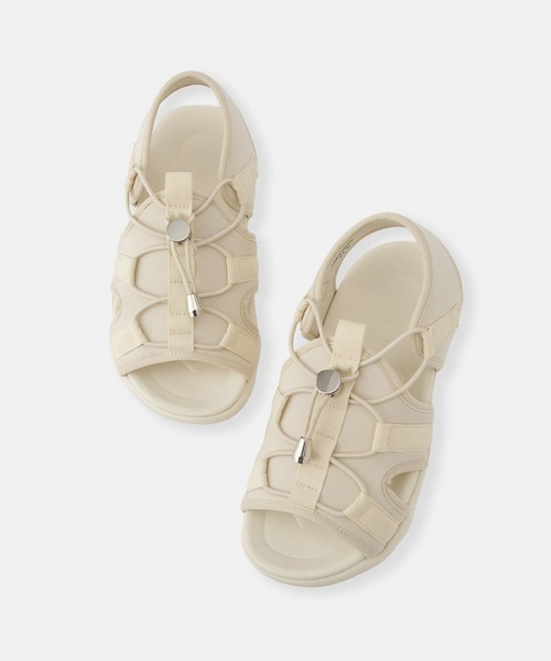 ROPE' PICNIC（ロペピクニック）の「【KIDS/キッズ】アジャスタースピンドルスニーカーサンダル/リンクコーデ（サンダル・キッズ・キナリ/ブラック・22/21/20/19）」の17枚目の写真