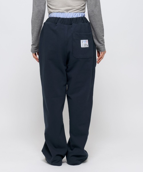 ALAND(エーランド)の「【UNISEX】ALAND/トランクレイヤードパンツ(スウェットパンツ・レディース・グレー/ネイビー・FREE)」の5枚目の写真