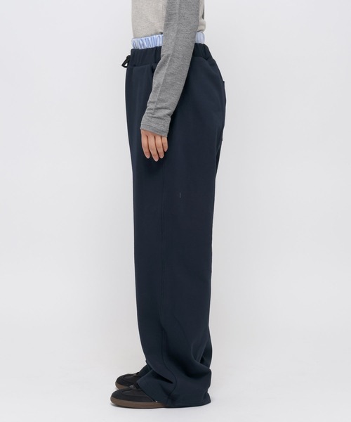 ALAND(エーランド)の「【UNISEX】ALAND/トランクレイヤードパンツ(スウェットパンツ・レディース・グレー/ネイビー・FREE)」の6枚目の写真