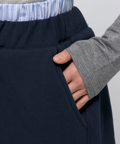 ALAND(エーランド)の「【UNISEX】ALAND/トランクレイヤードパンツ(スウェットパンツ・レディース・グレー/ネイビー・FREE)」の9枚目の写真