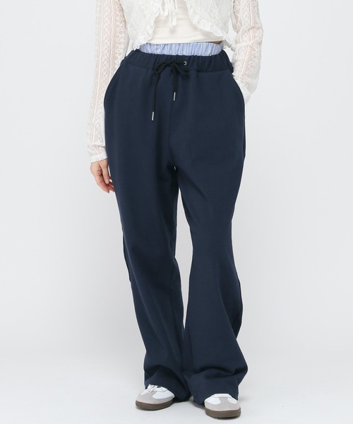 ALAND(エーランド)の「【UNISEX】ALAND/トランクレイヤードパンツ(スウェットパンツ・レディース・グレー/ネイビー・FREE)」の15枚目の写真