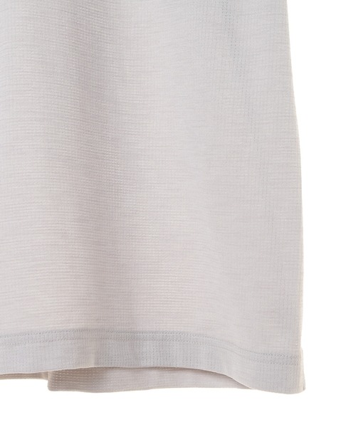 MEN'S BIGI(メンズビギ)の「【COLE HAAN/コール ハーン】別注 メッシュジャージ素材ポロシャツ<吸水速乾><2WAYストレッチ>(ポロシャツ・メンズ・グレー/ブルー/ネイビー・01/02/03/04)」の9枚目の写真