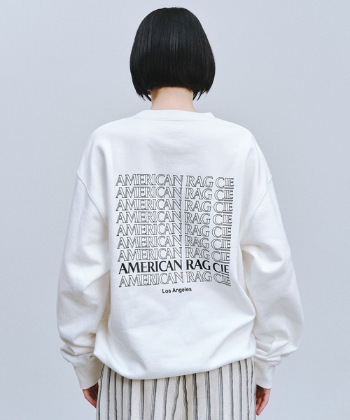 トレーナー スウェット 「AMERICAN RAG CIE」裏毛スウェット（ユニセックス） レディース メンズ AMERICAN RAG CIE（アメリカンラグシー）の「【AMERICAN RAG CIE