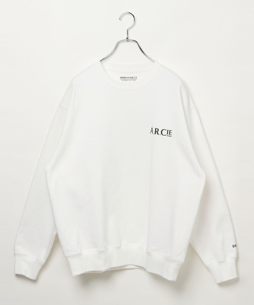 AMERICAN RAG CIE（アメリカンラグシー）の「【AMERICAN RAG CIE】裏毛スウェット（ユニセックス）（スウェット・レディース・ライトグレー/ホワイト・LARGE/MEDIUM）」の11枚目の写真